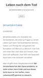 Mobile Screenshot of leben-nach-dem-tod.info