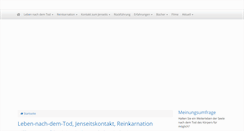 Desktop Screenshot of leben-nach-dem-tod.eu
