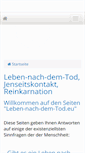 Mobile Screenshot of leben-nach-dem-tod.eu