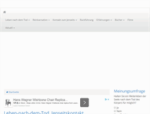 Tablet Screenshot of leben-nach-dem-tod.eu
